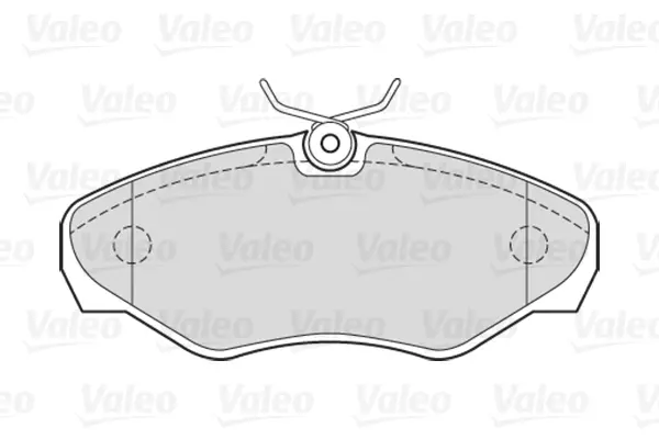 Комплект тормозных колодок дискового тормоз first VALEO 301545