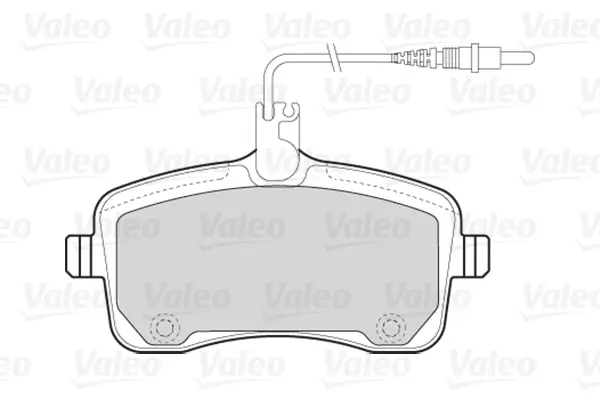 Комплект тормозных колодок дискового тормоз first VALEO 301662
