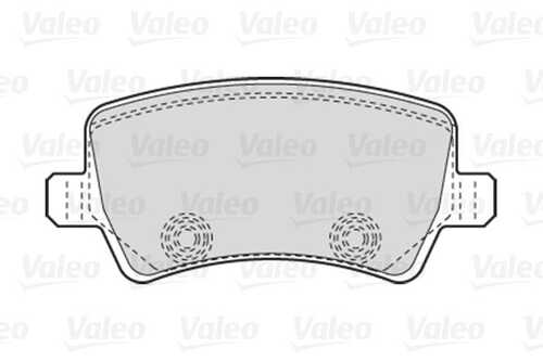 Комплект тормозных колодок дискового тормоз first VALEO 301928
