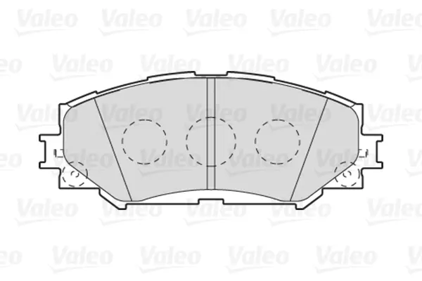 Колодки тормозные дисковые VALEO 301943
