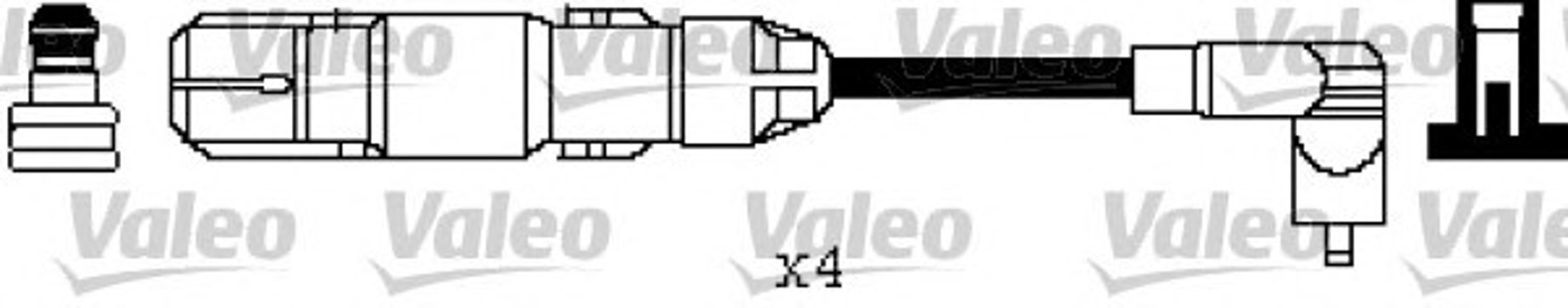 Комплект проводов зажигания VALEO 346373