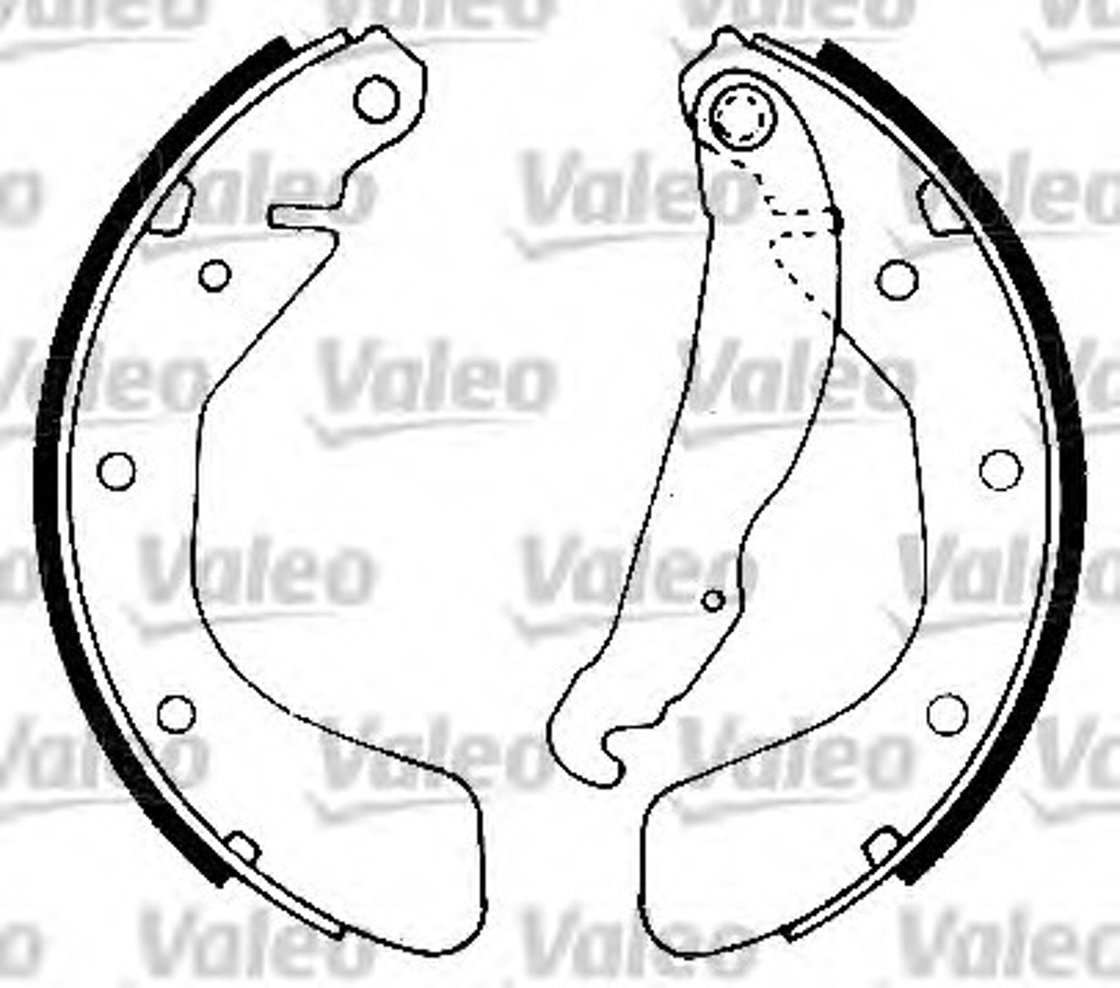 Колодки тормозные VALEO 562078