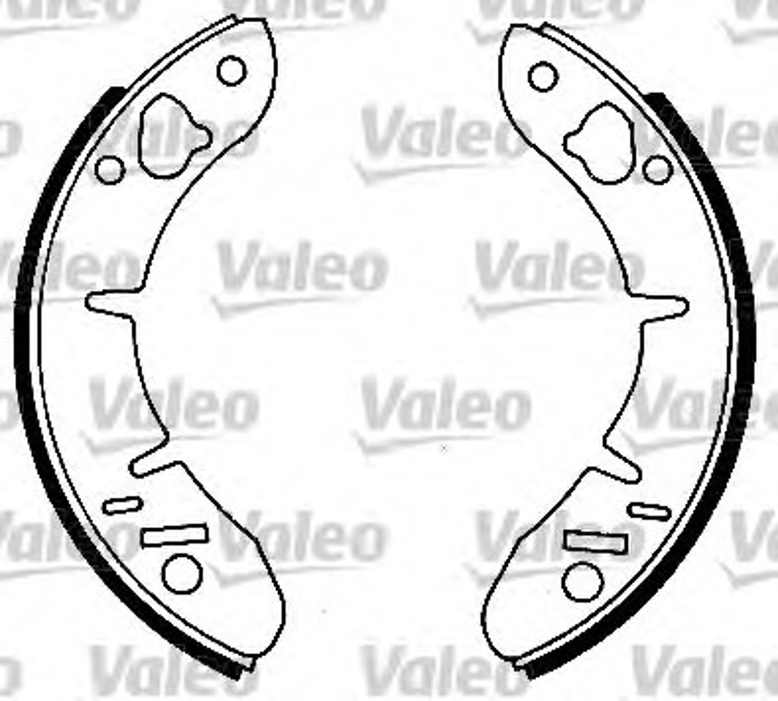 Комплект тормозных колодок VALEO 562084