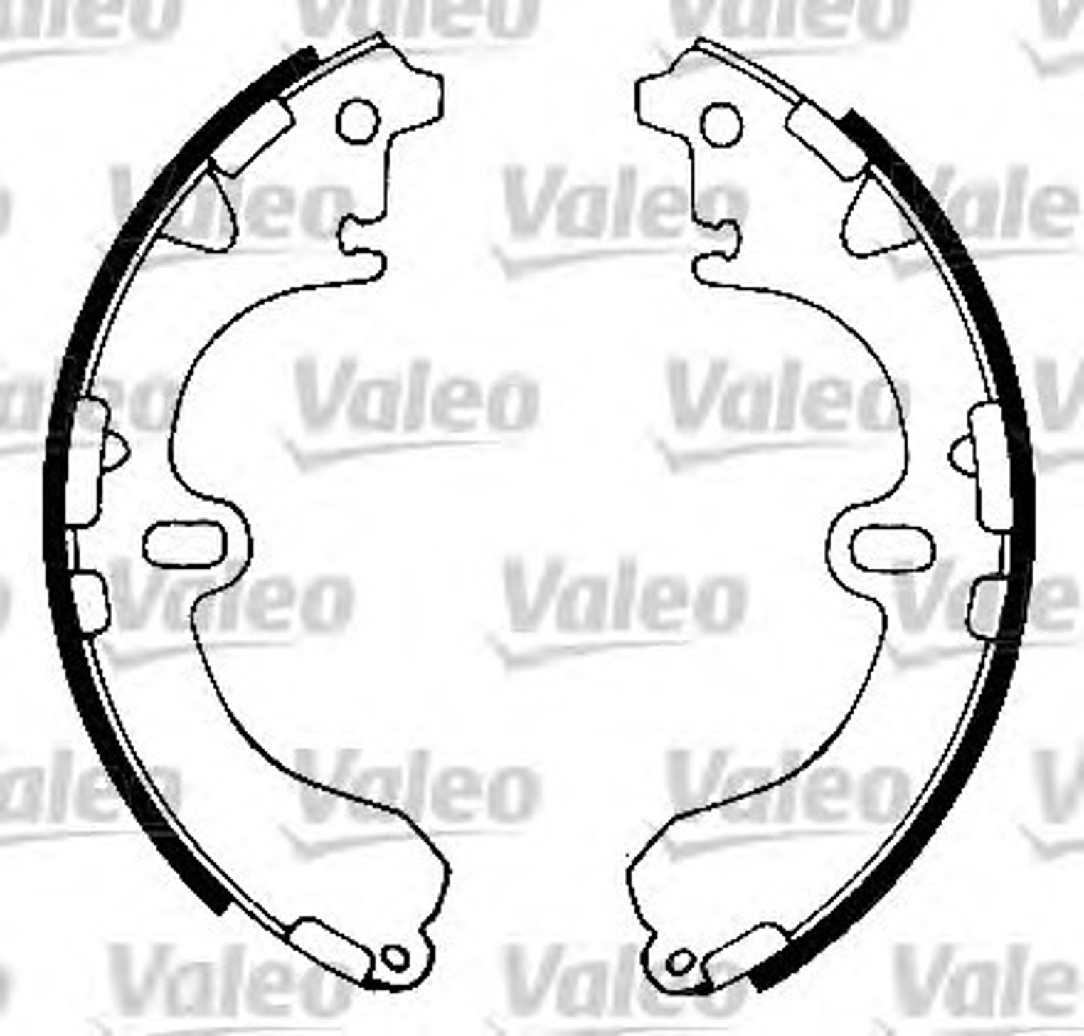 Комплект тормозных колодок VALEO 562563