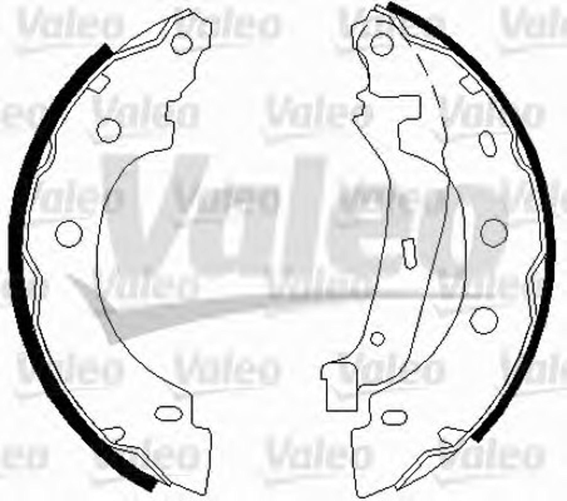 Комплект тормозных колодок VALEO 562642