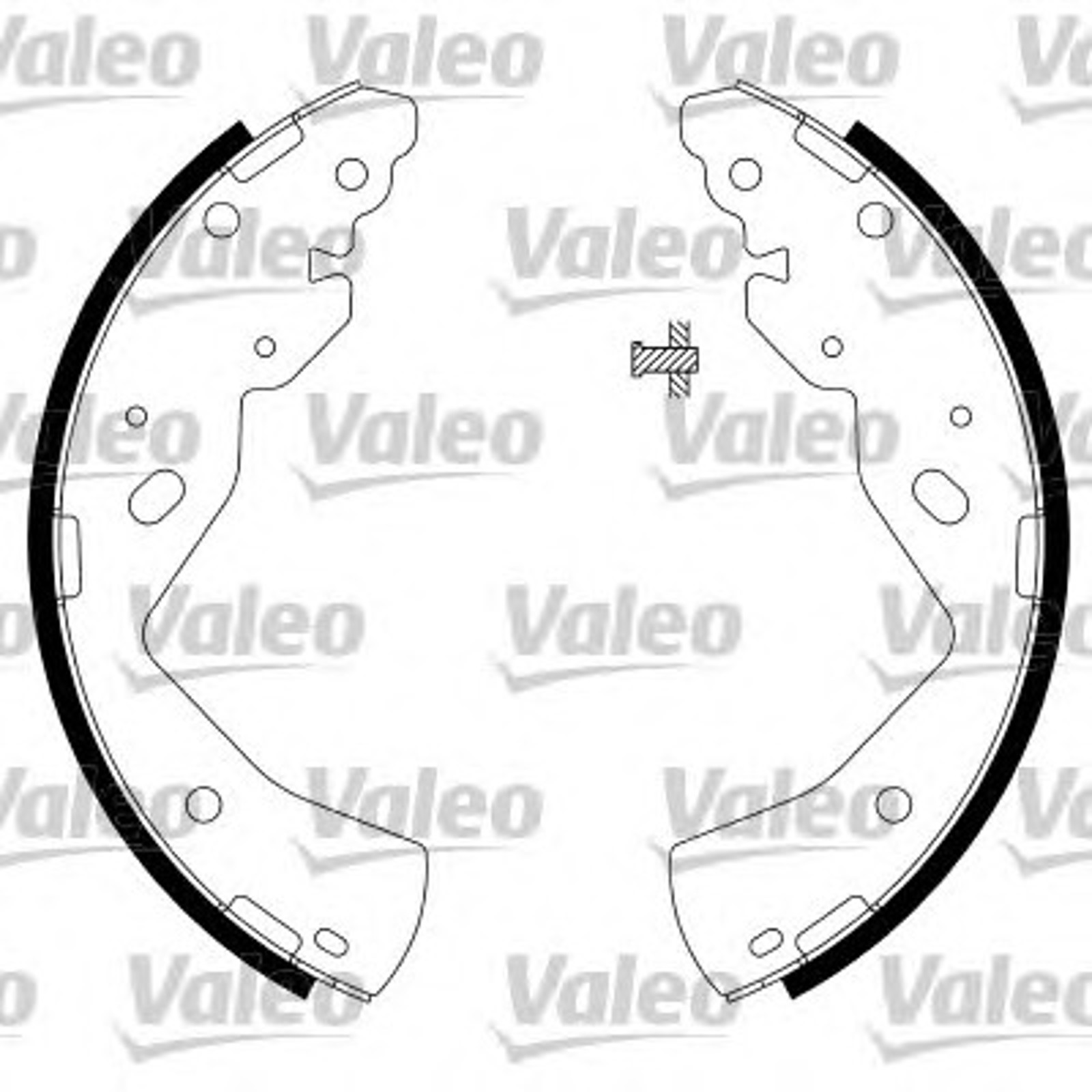 Колодки тормозные барабанные VALEO 564035
