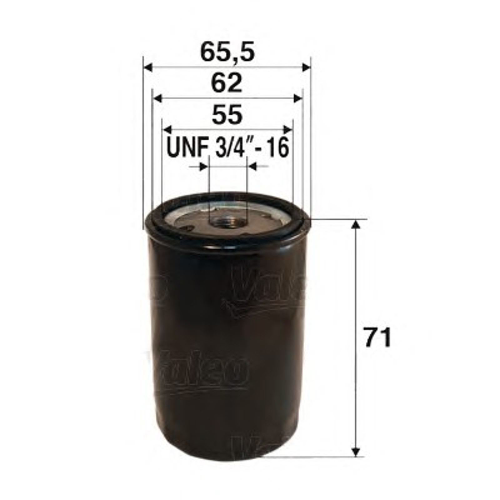 Фильтр масляный VALEO 586042
