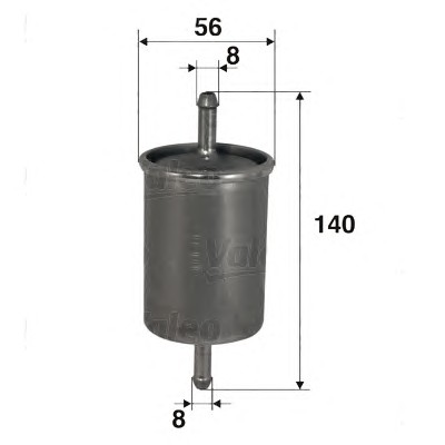 Фильтр топливный VALEO 587003