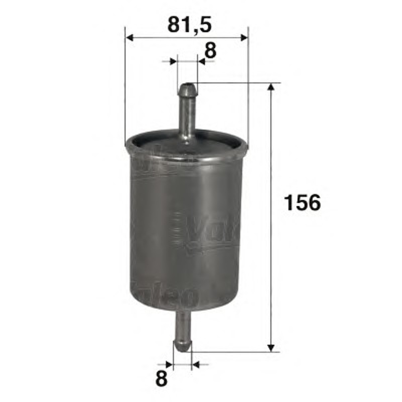 Фильтр топливный VALEO 587006