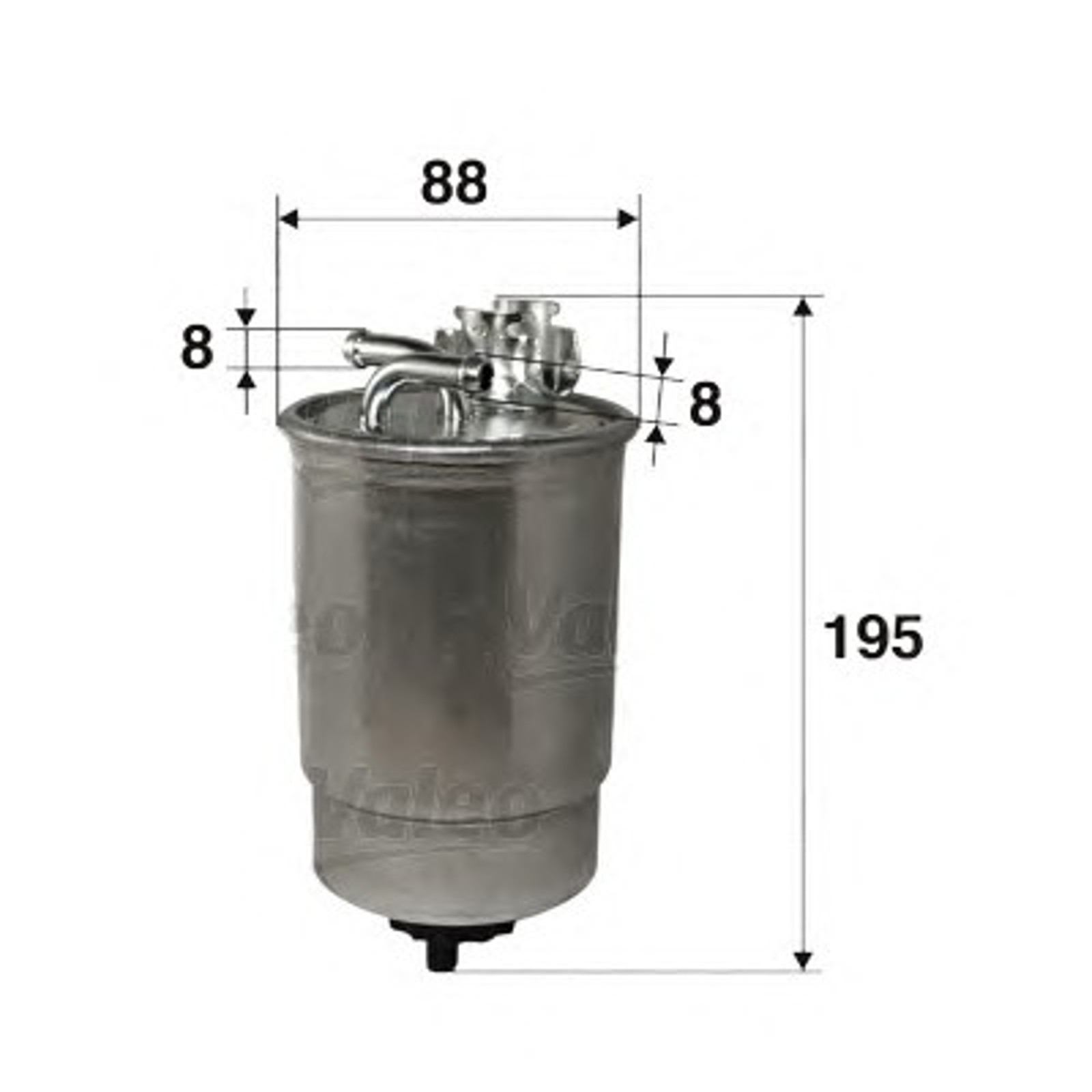 Фильтр топливный VALEO 587502