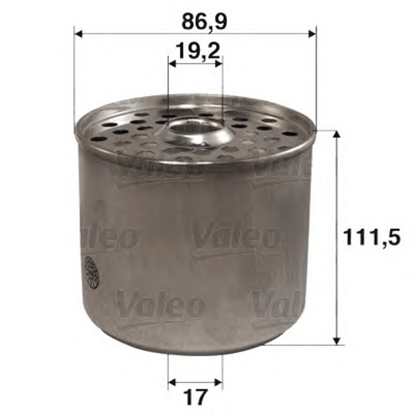 Фильтр топливный VALEO 587704