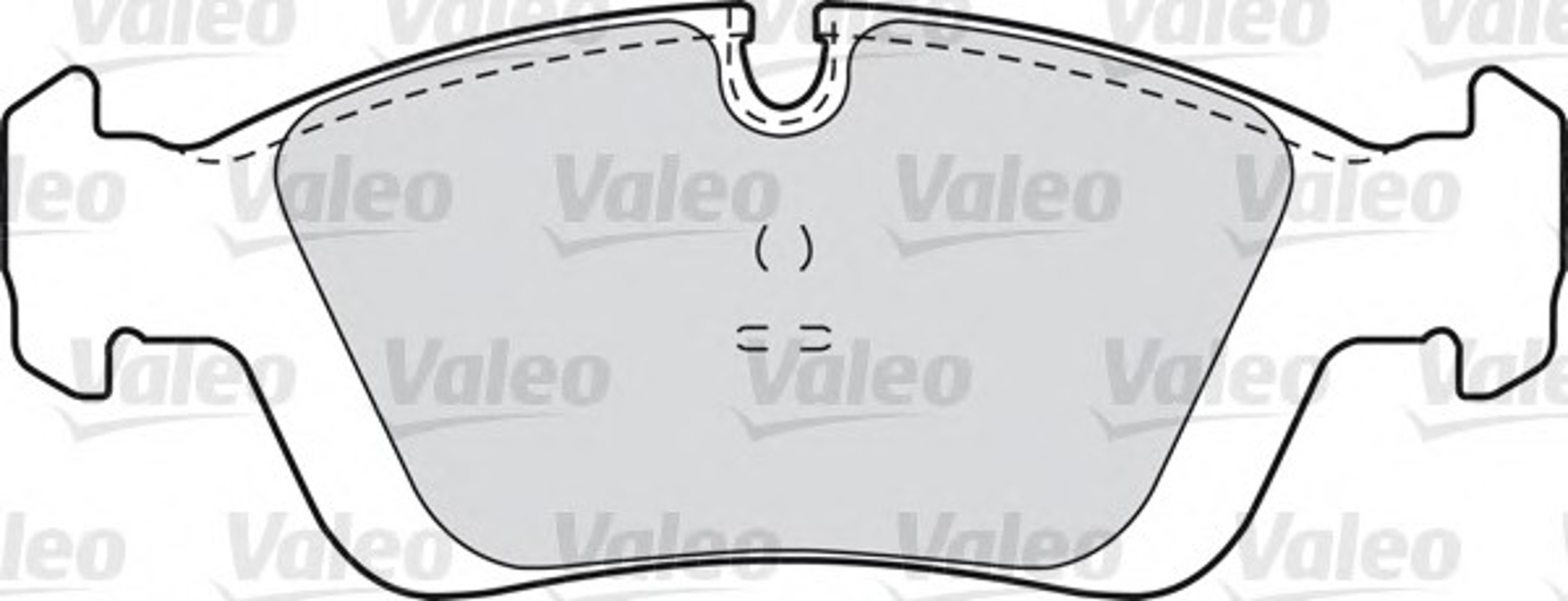 Комплект тормозных колодок дисковый тормоз VALEO 598018