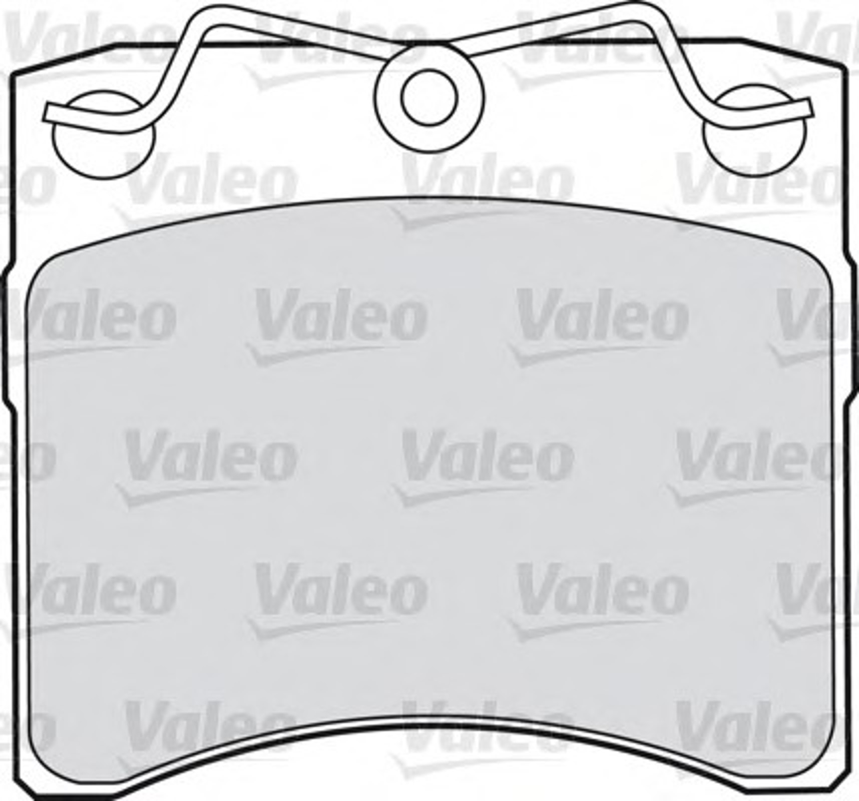 Комплект тормозных колодок дисковый тормоз VALEO 598048