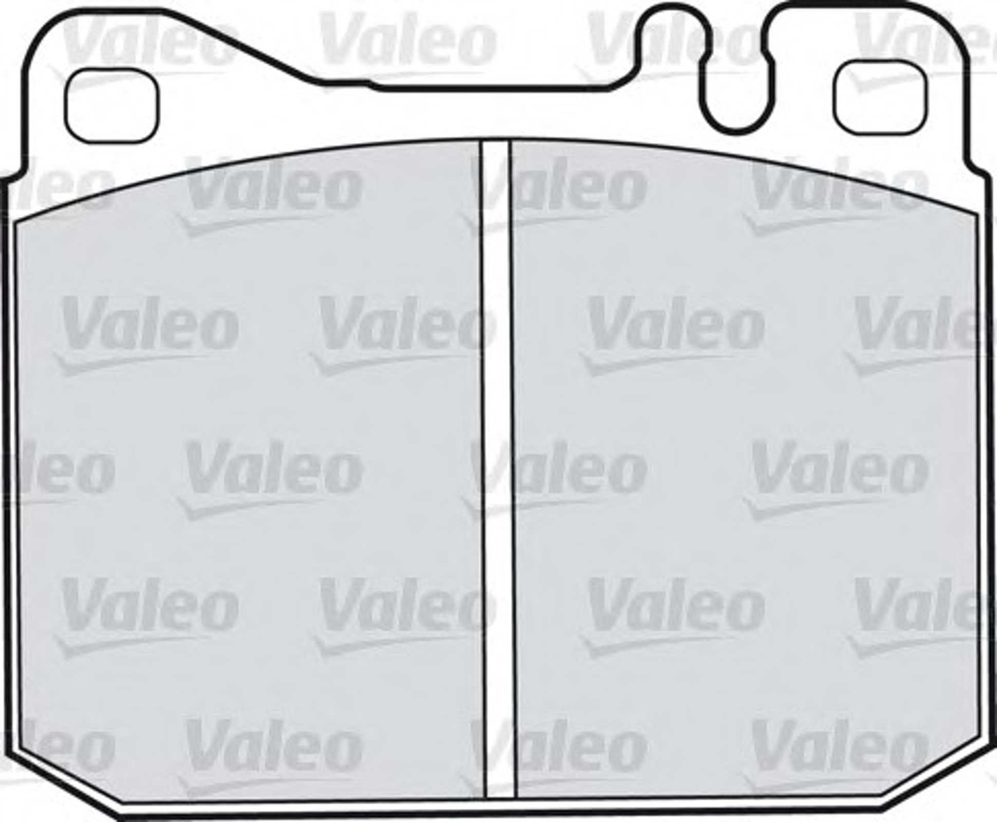 Колодки тормозные дисковые VALEO 598110