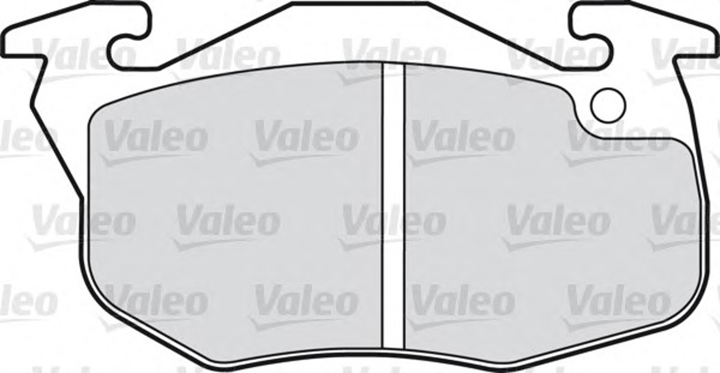 Колодки тормозные дисковые VALEO 598155