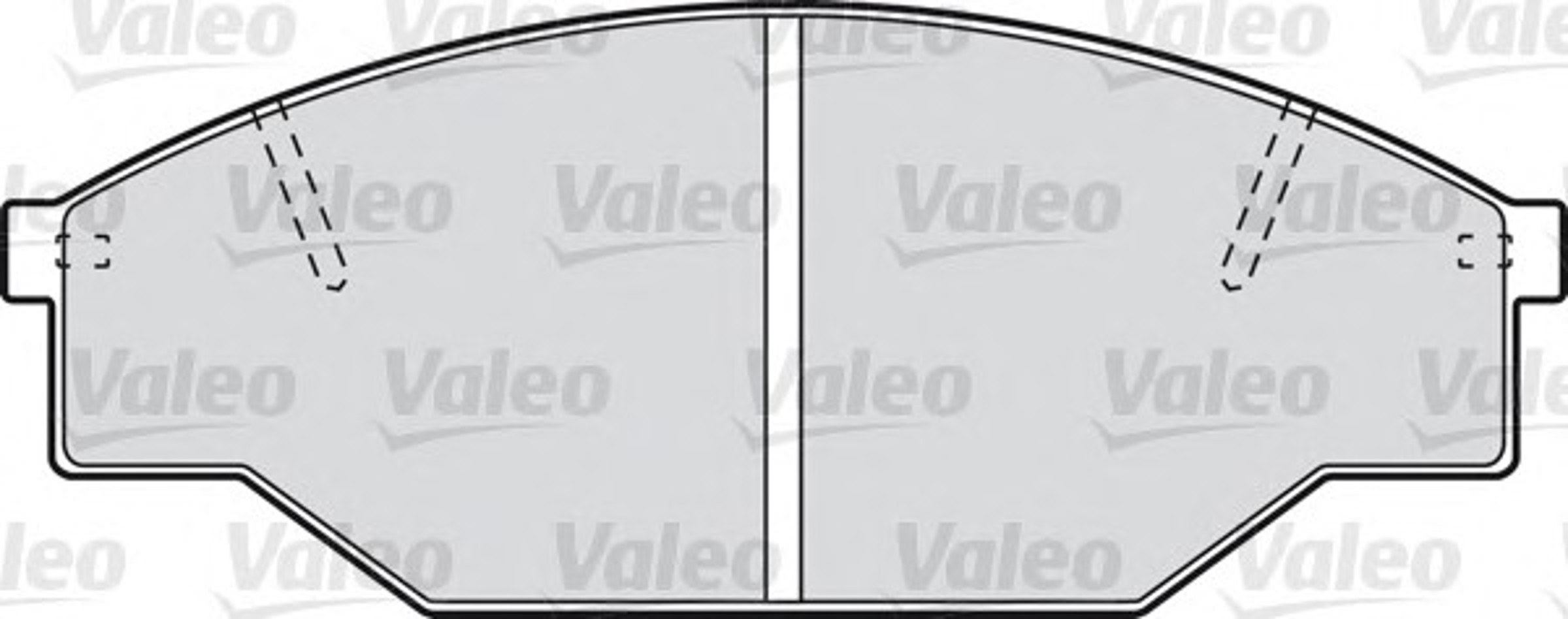 Комплект тормозных колодок дисковый тормоз VALEO 598402