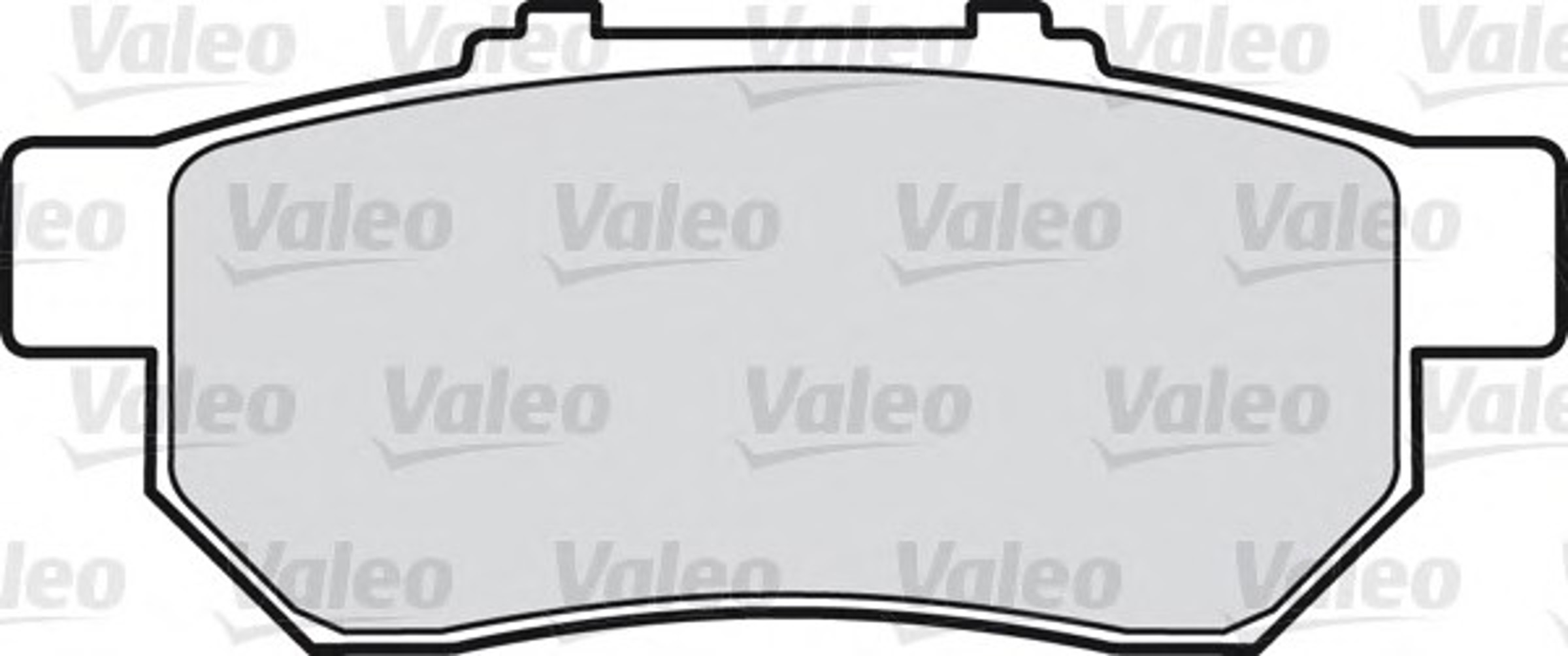 Комплект тормозных колодок дисковый тормоз VALEO 598437