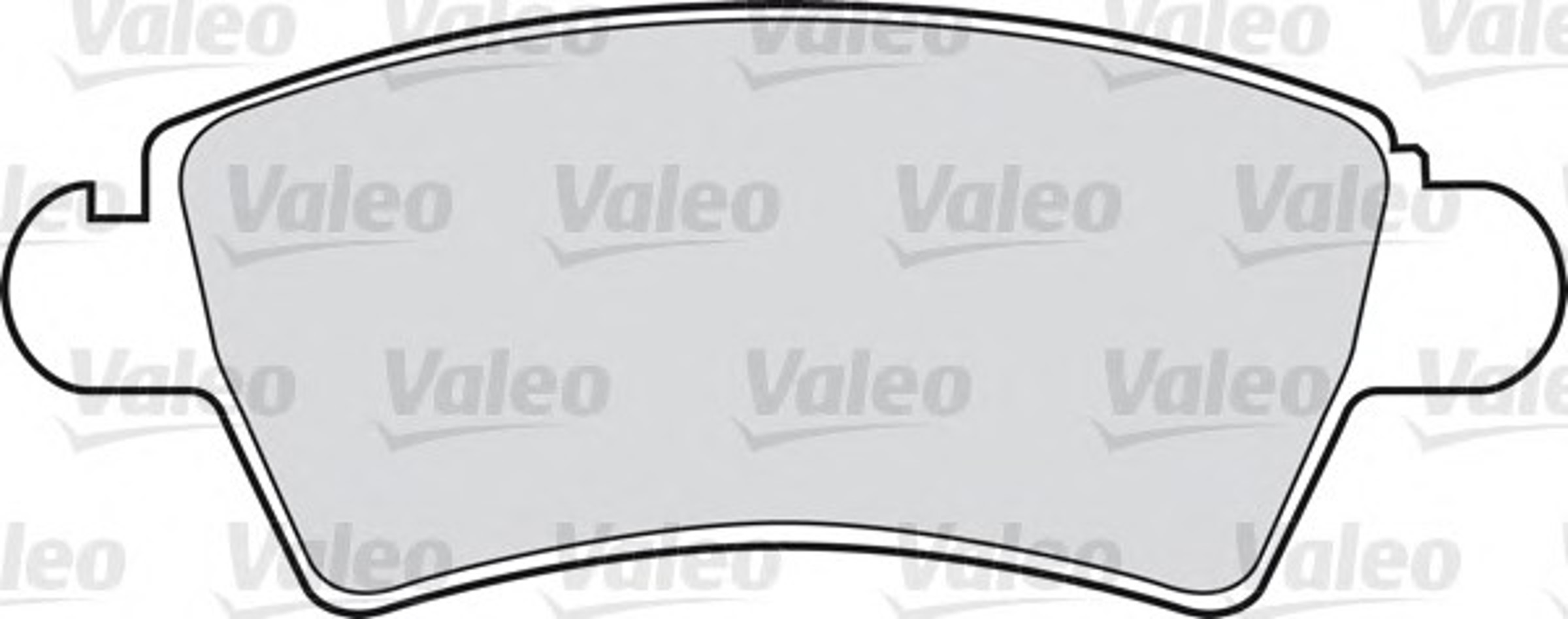 Комплект тормозных колодок дисковый тормоз VALEO 598462
