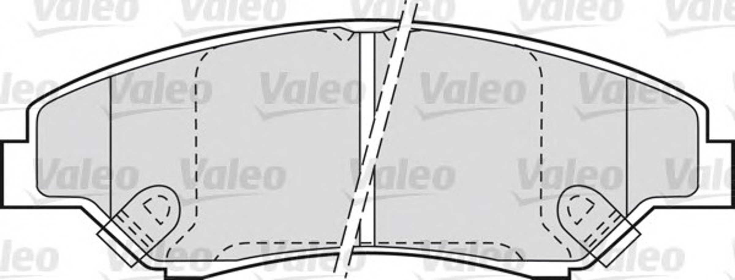 Комплект тормозных колодок дисковый тормоз VALEO 598511