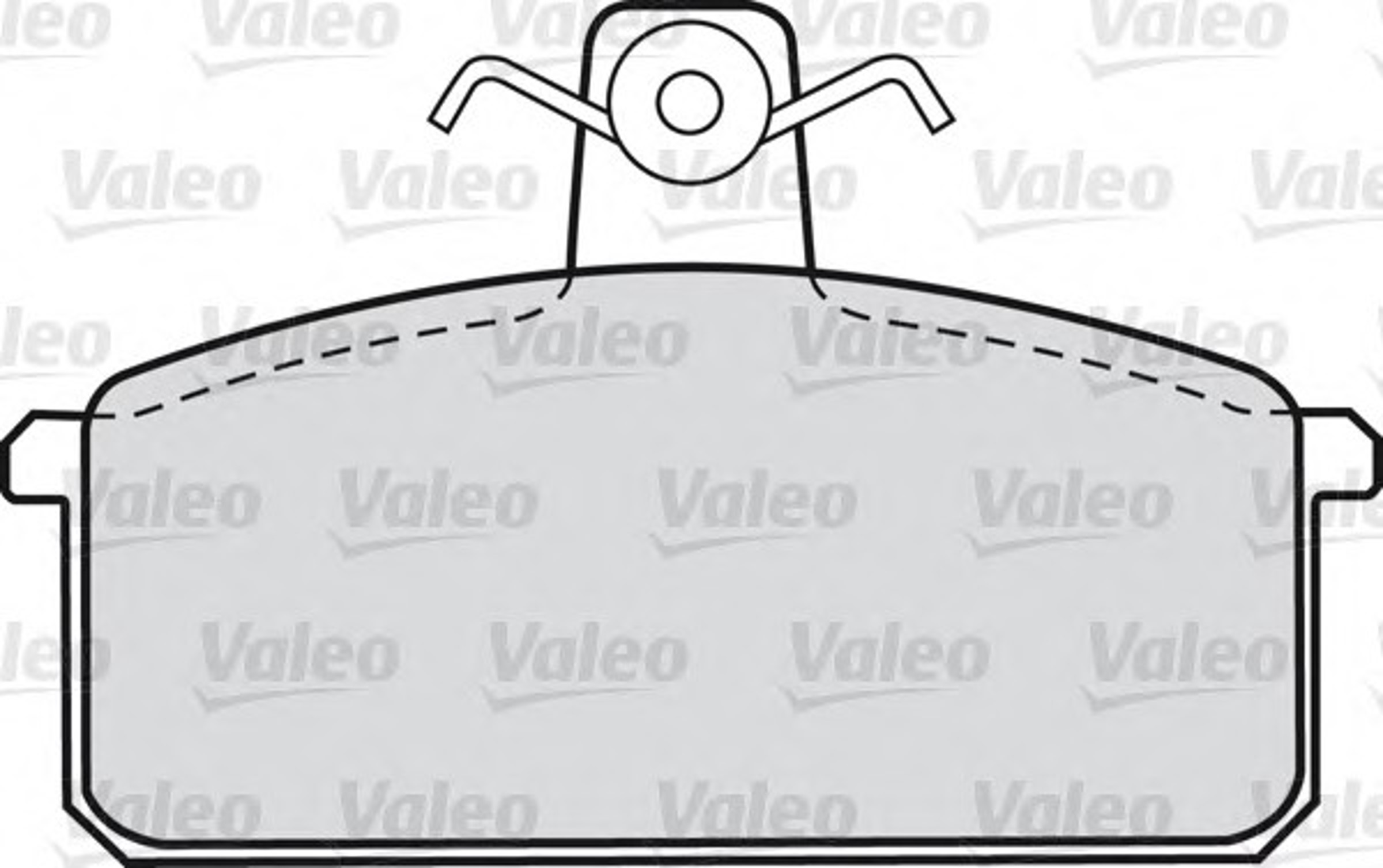 Комплект тормозных колодок дисковый тормоз VALEO 598531