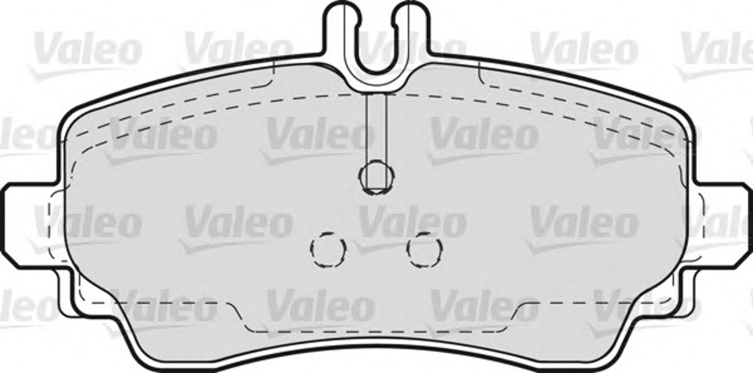 Колодки тормозные дисковые VALEO 598549