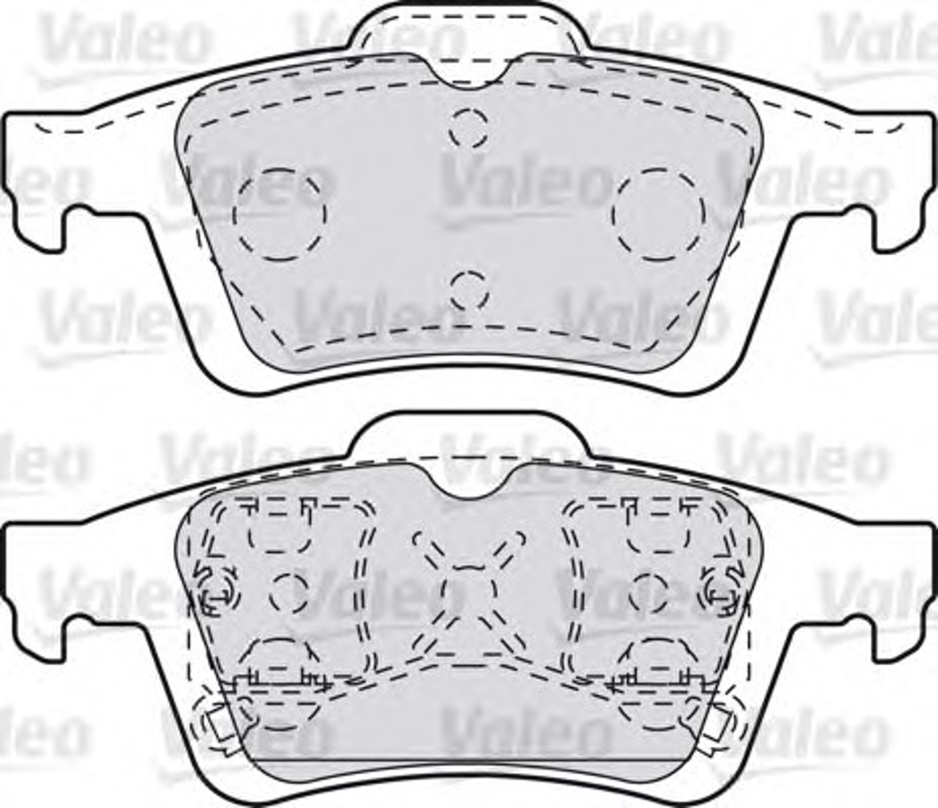 Тормозные колодки VALEO 598649