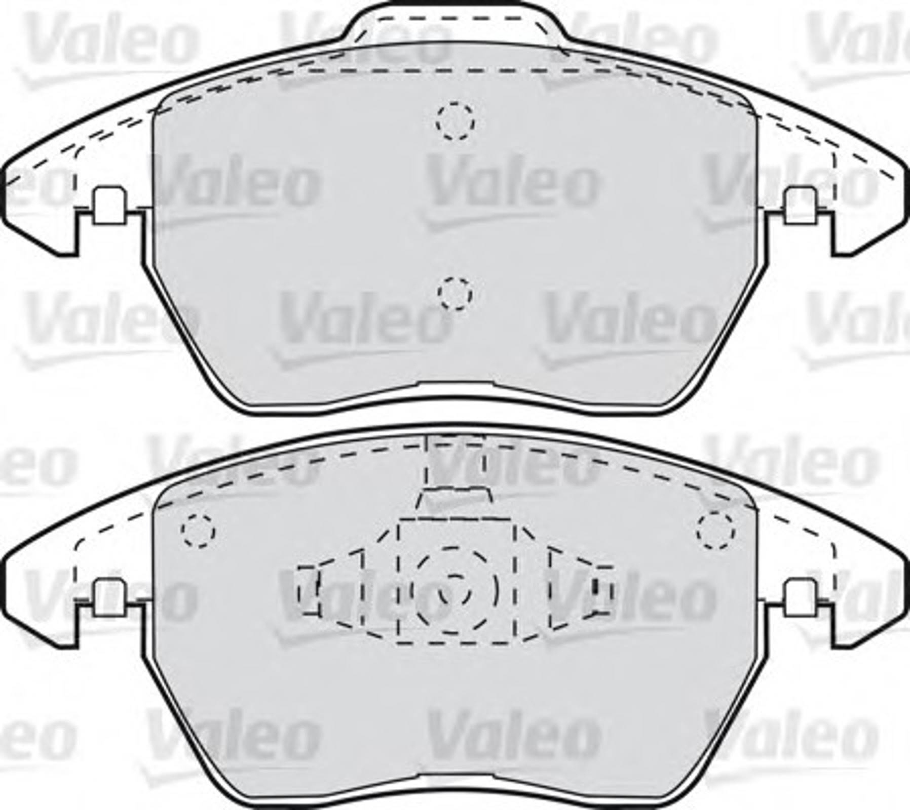 Колодки тормозные дисковые VALEO 598715