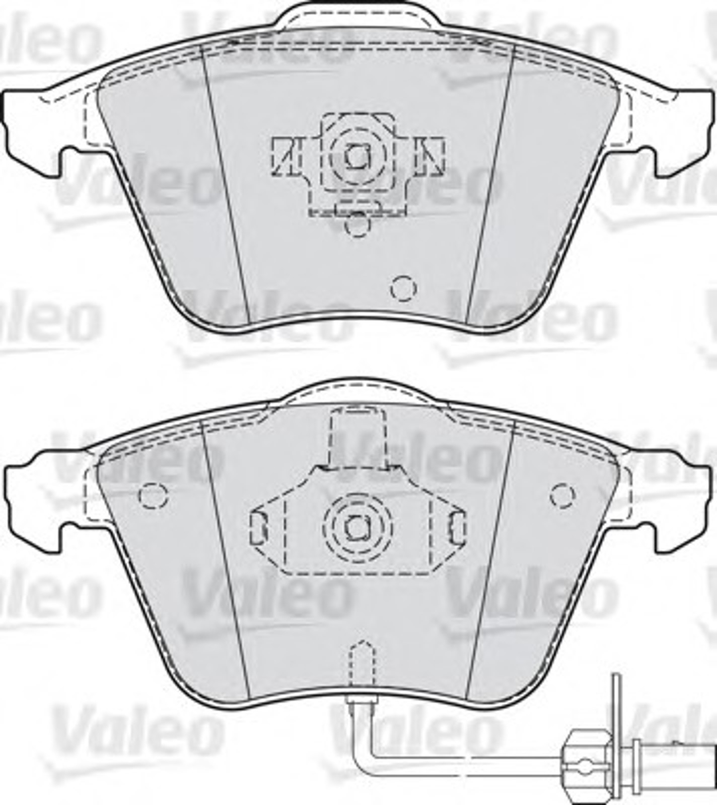 Колодки тормозные дисковые VALEO 598750