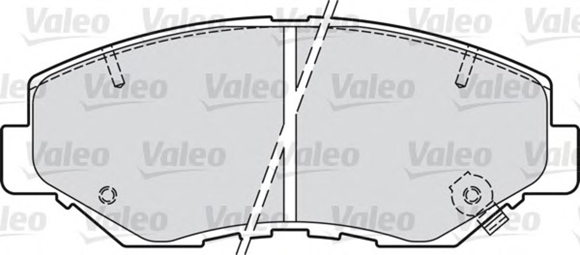 Колодки тормозные дисковые VALEO 598757