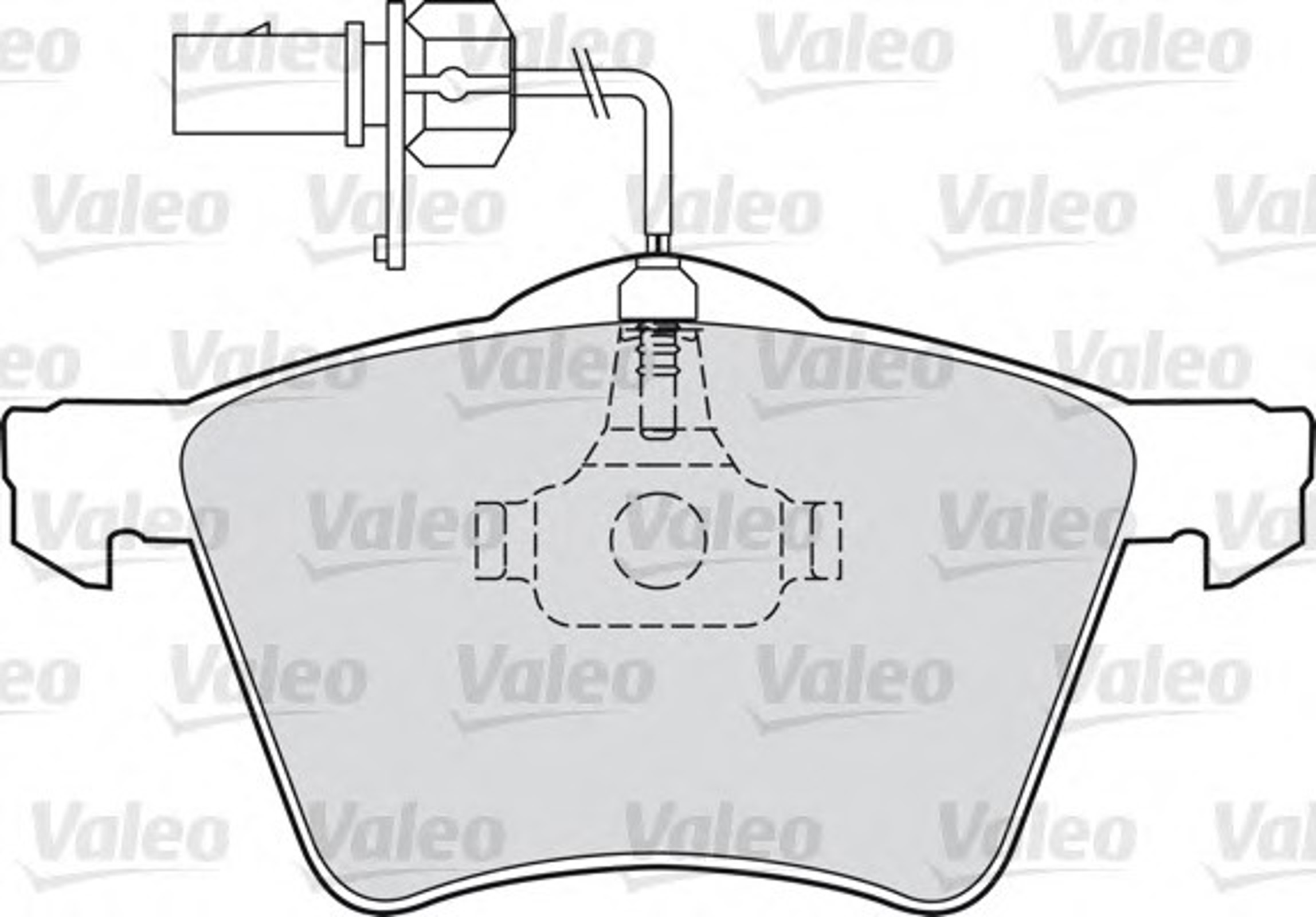 Колодки тормозные дисковые VALEO 598801