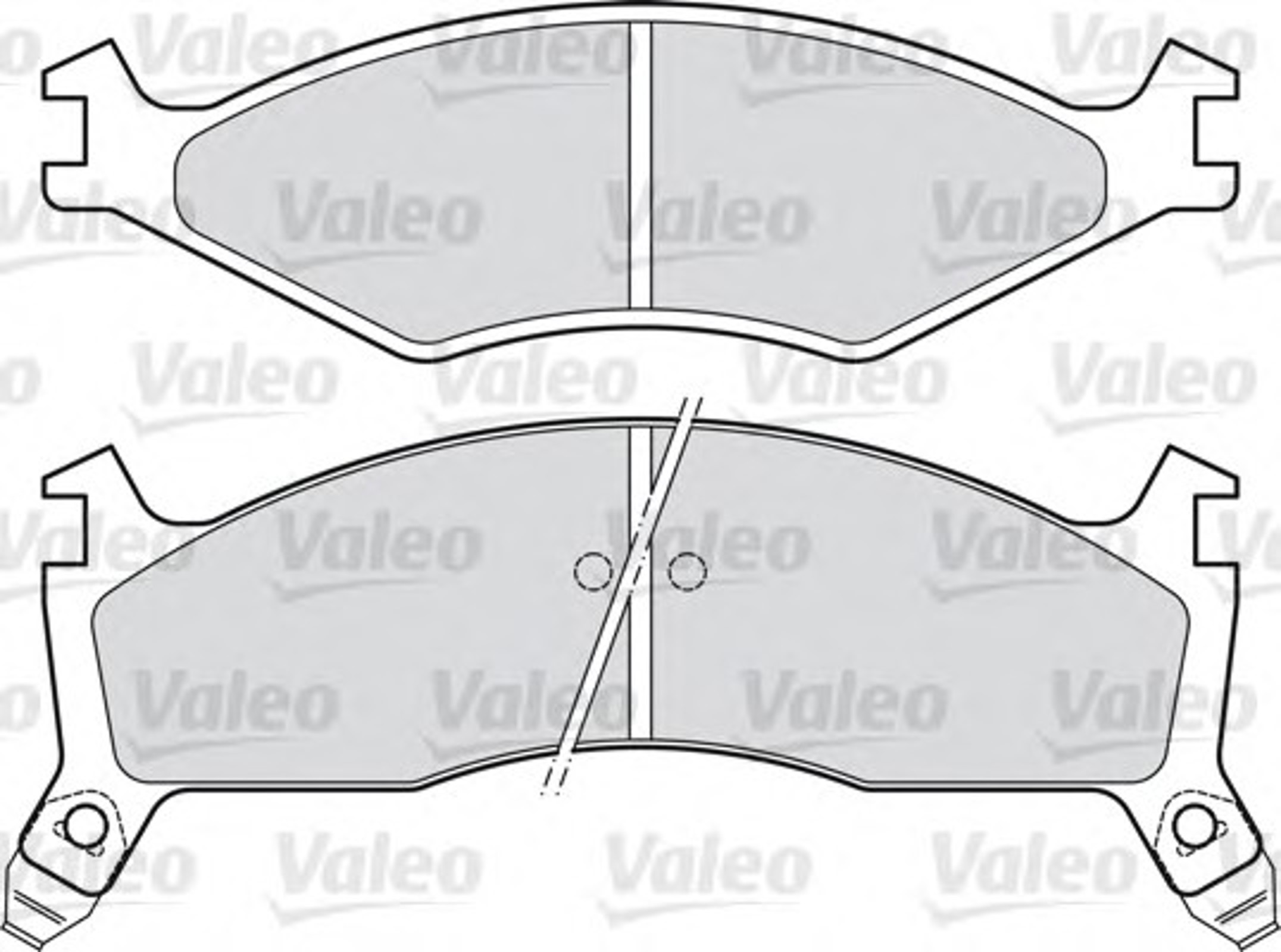 Колодки тормозные дисковые VALEO 598838
