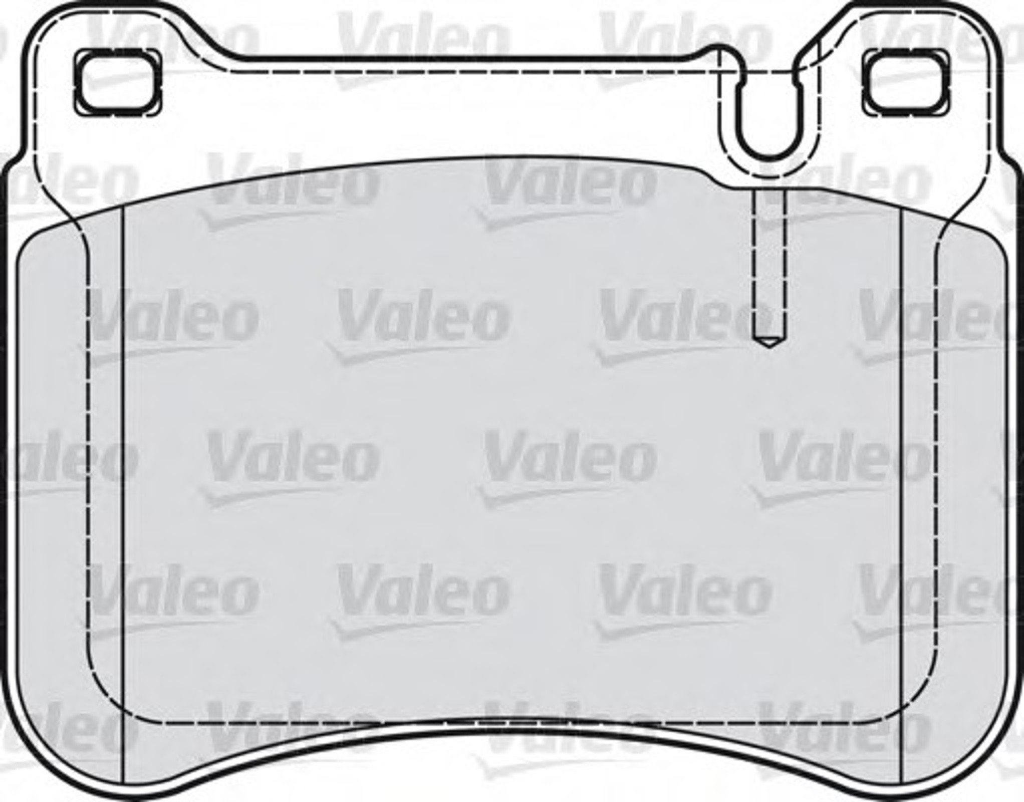 Комплект тормозных колодок VALEO 601034