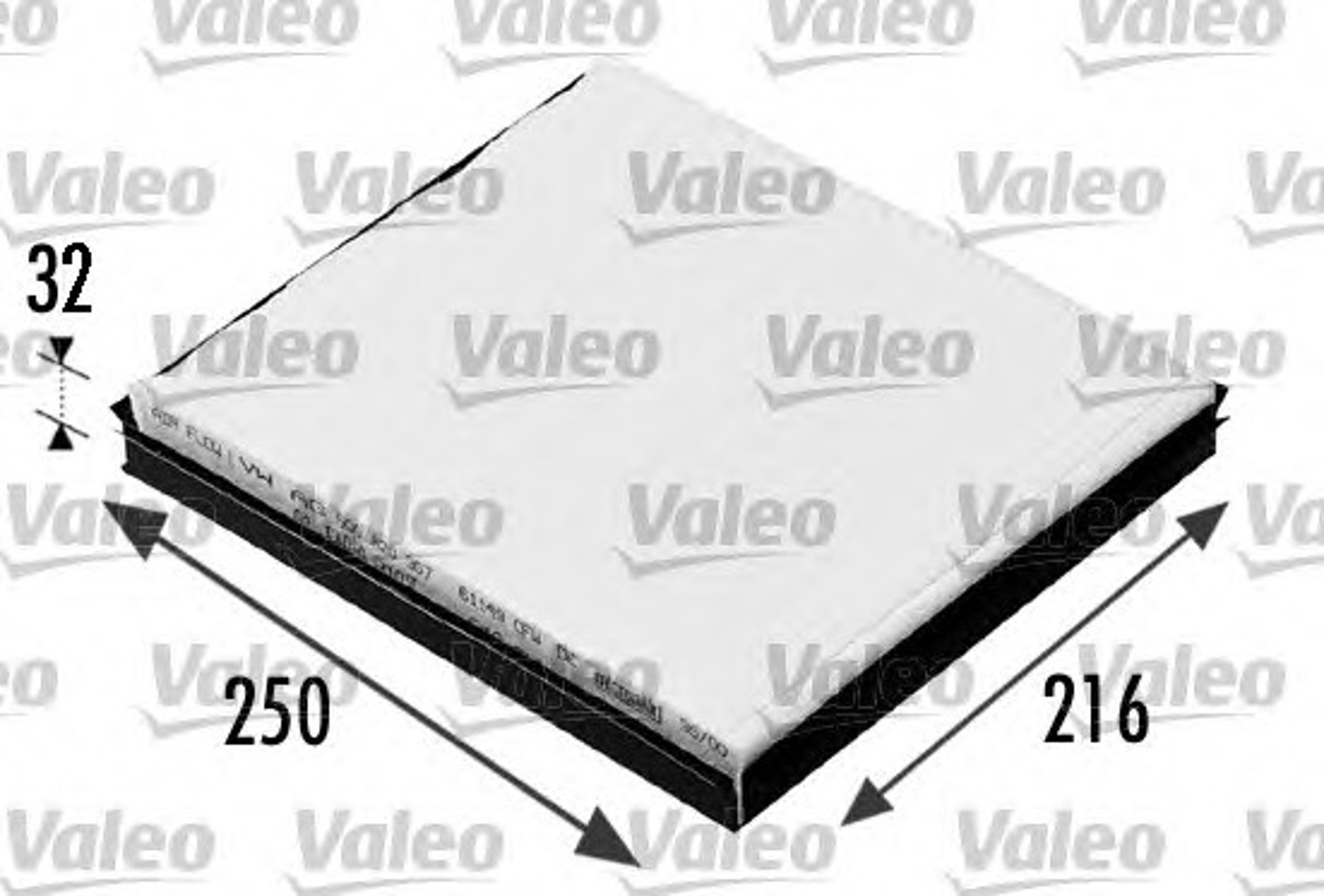 Фильтр салона VALEO 698685