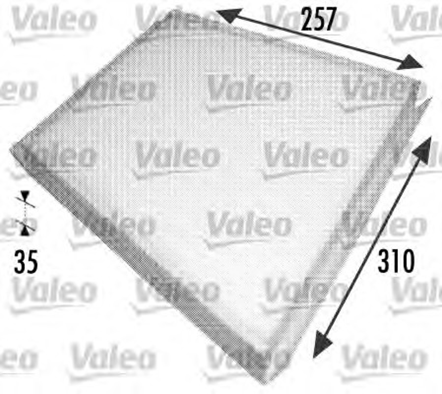 Фильтр салона VALEO 698702