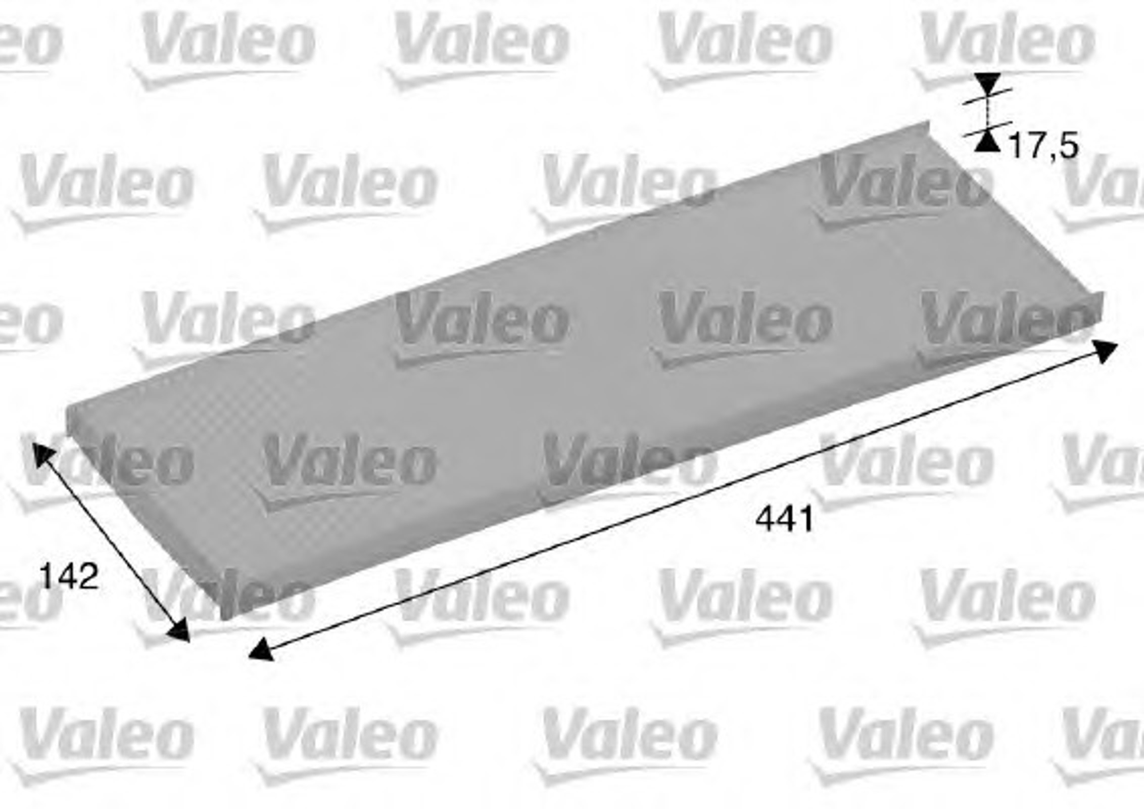 Фильтр салона VALEO 698858