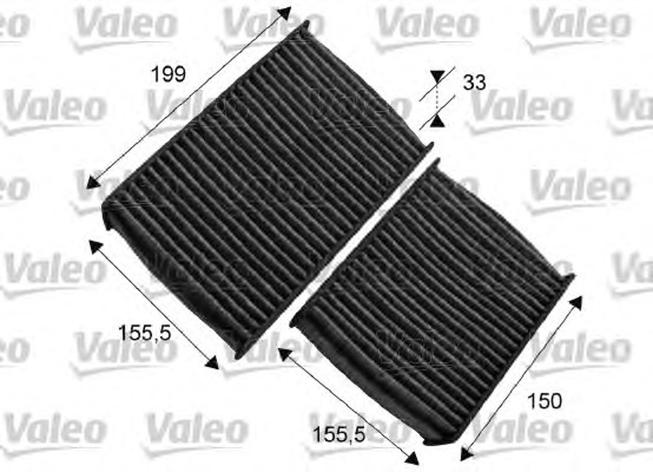 Фильтр салона VALEO 715557