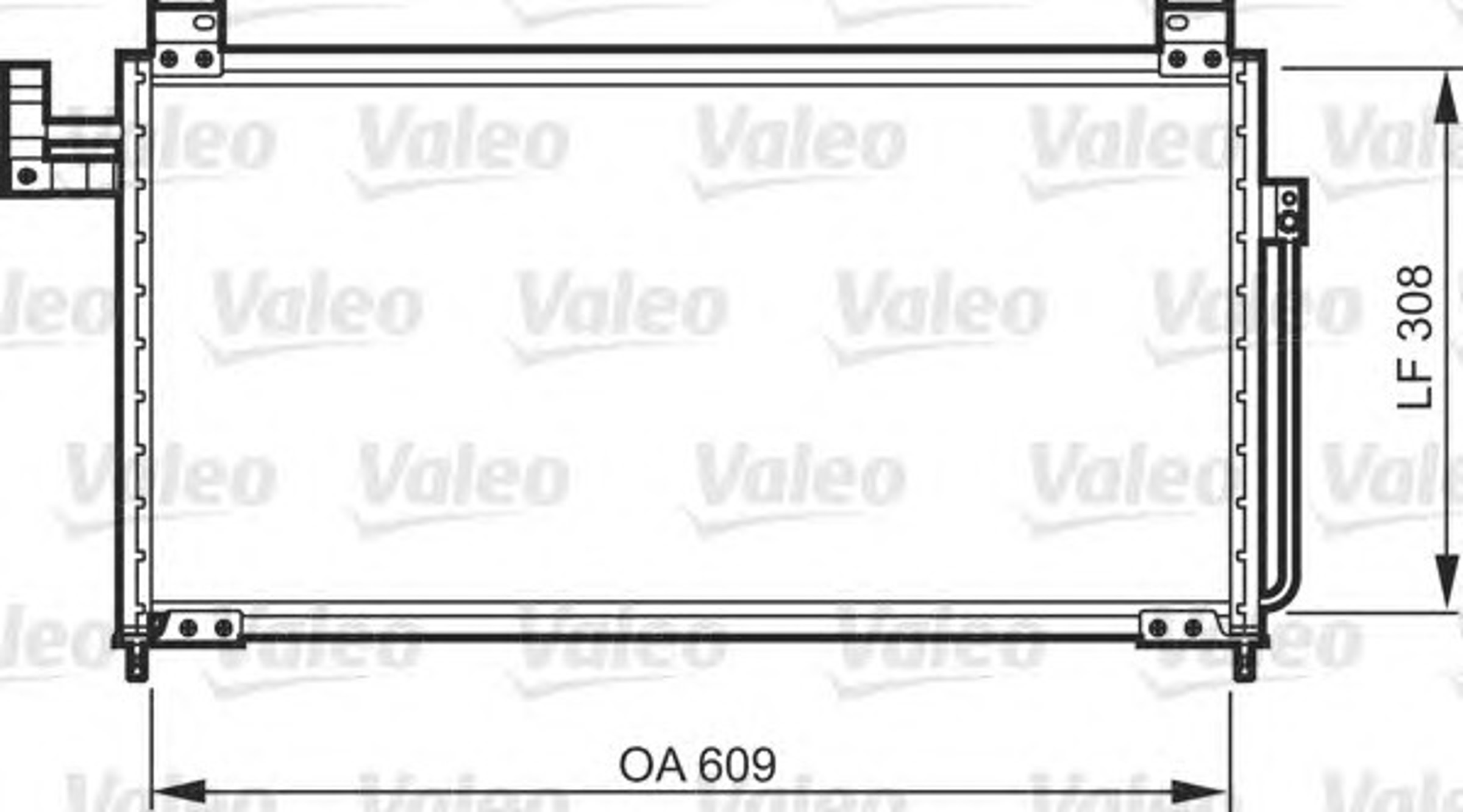 Радиатор кондиционера VALEO 818087