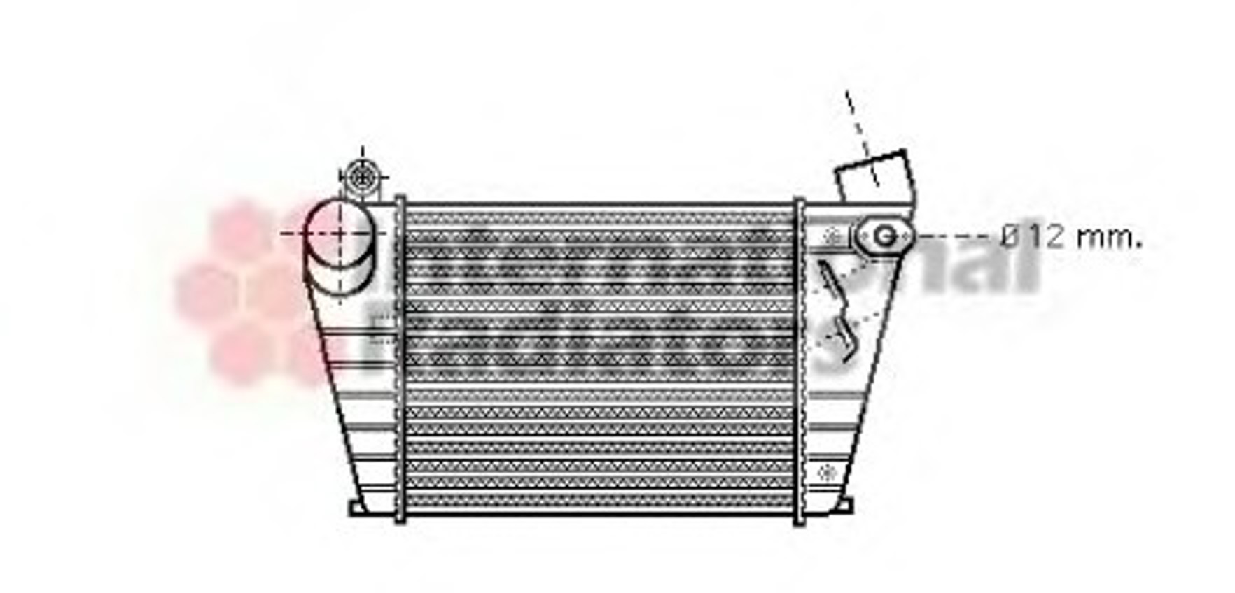 Интеркулер VAN WEZEL 58004200