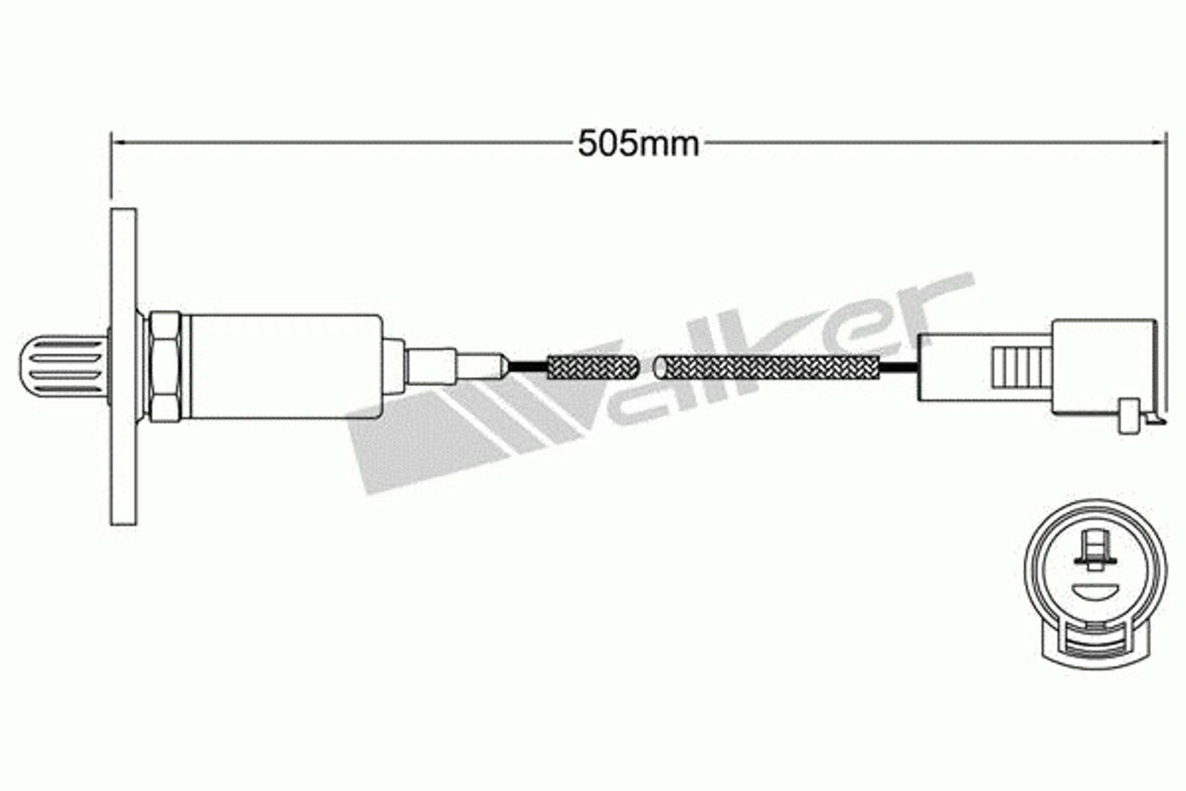 Лямбда-зонд WALKER PRODUCTS 250-21056