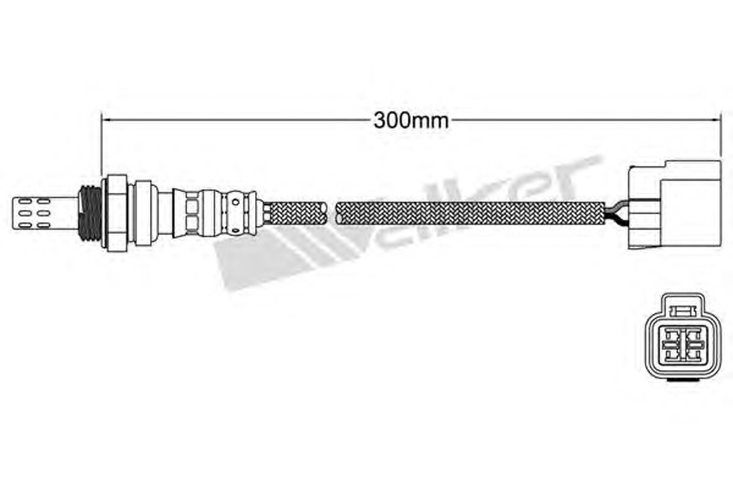 Лямбда-зонд WALKER PRODUCTS 250-24020
