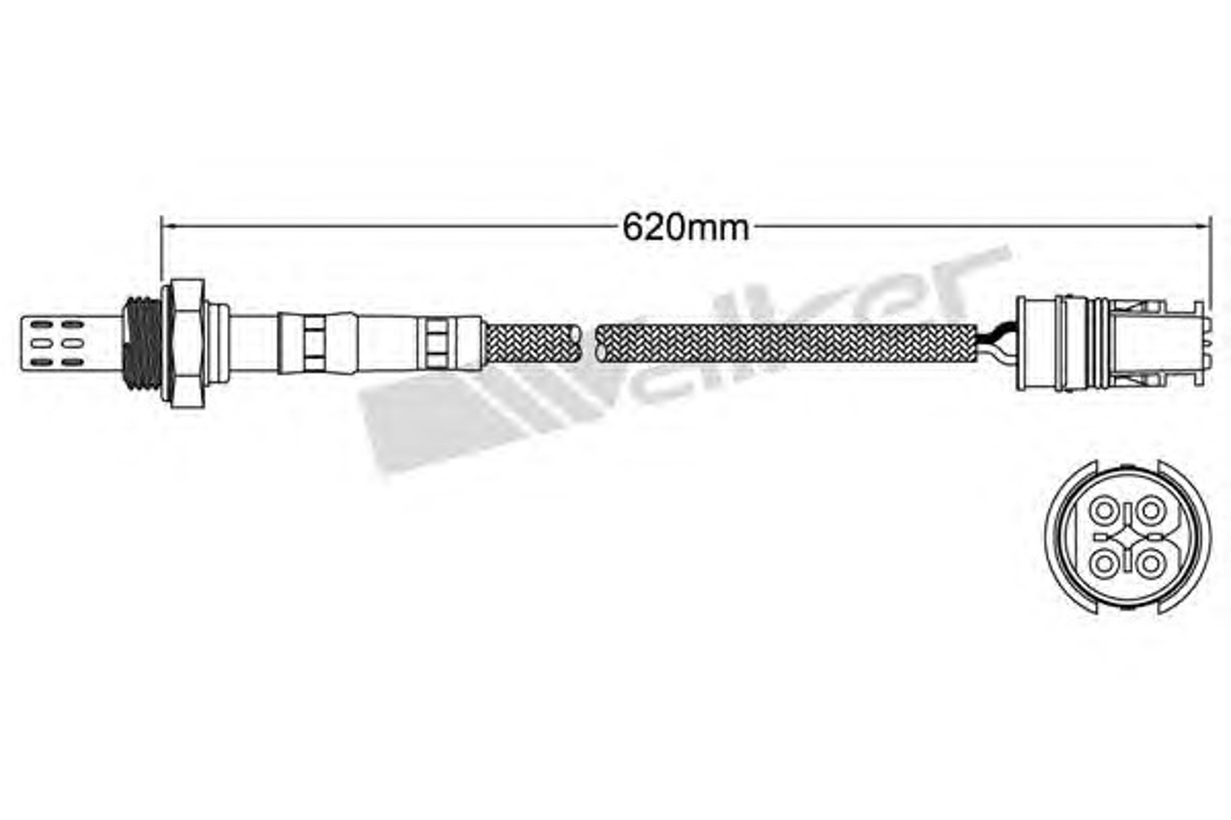 Лямбда-зонд WALKER PRODUCTS 250-24141