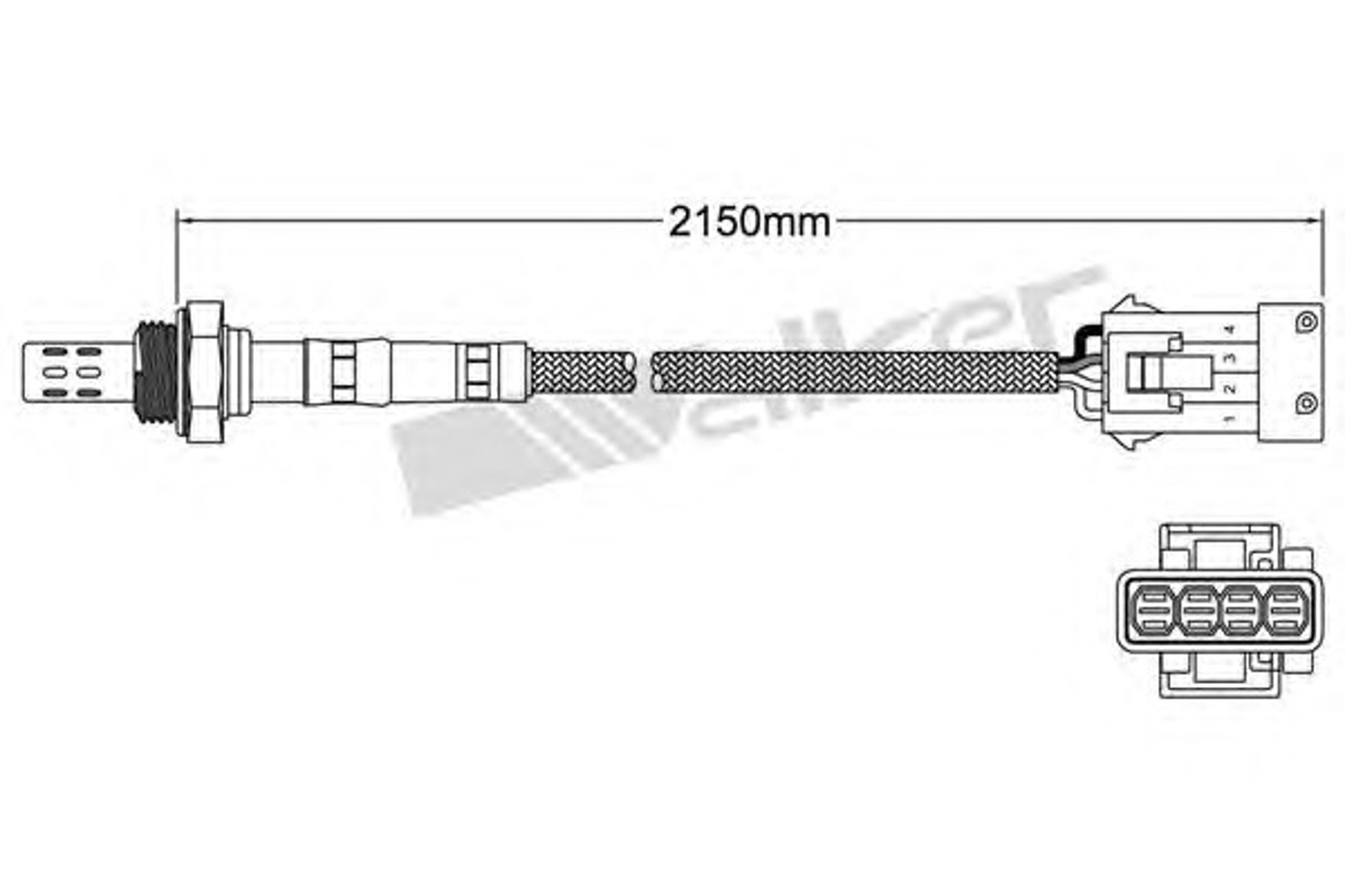 Лямбда-зонд WALKER PRODUCTS 250-24385