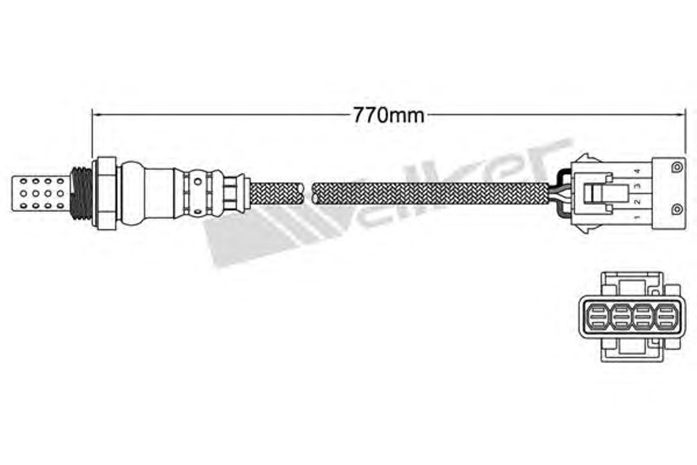 Лямбда-зонд WALKER PRODUCTS 250-24409