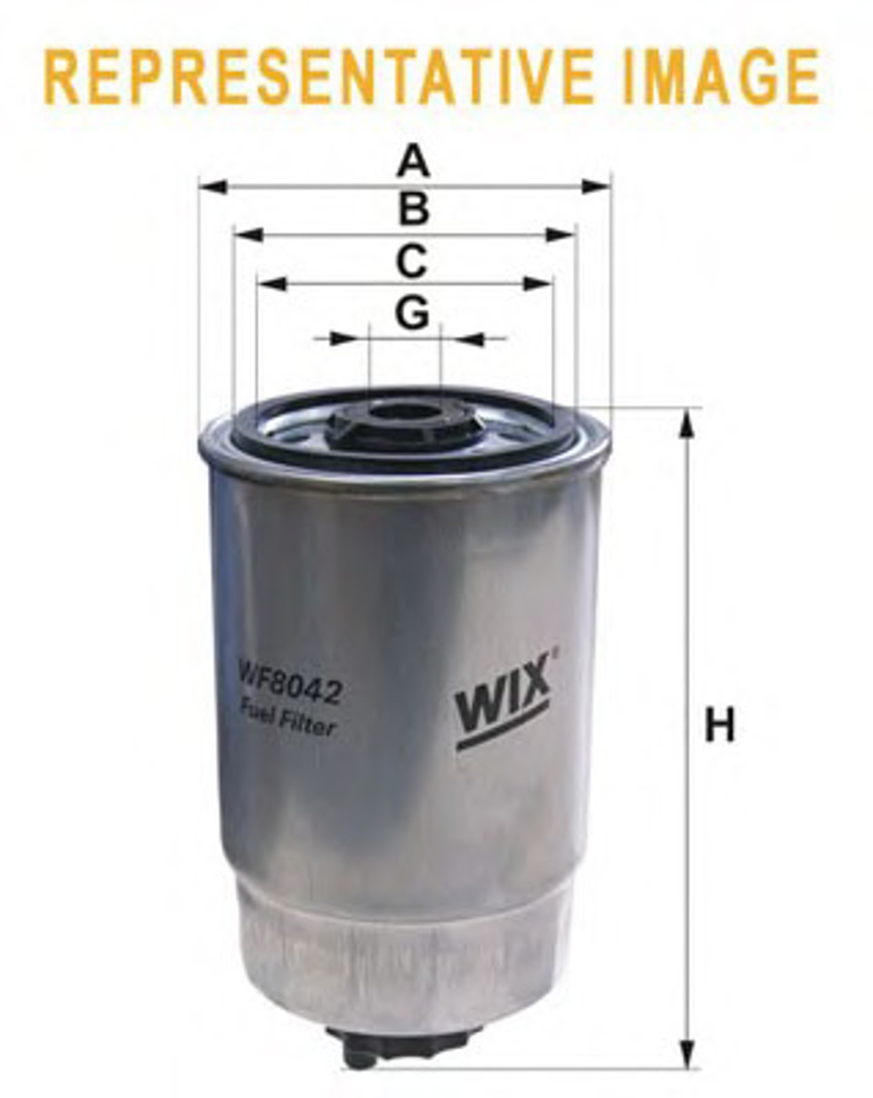 Фильтр топливный WIX WF8398