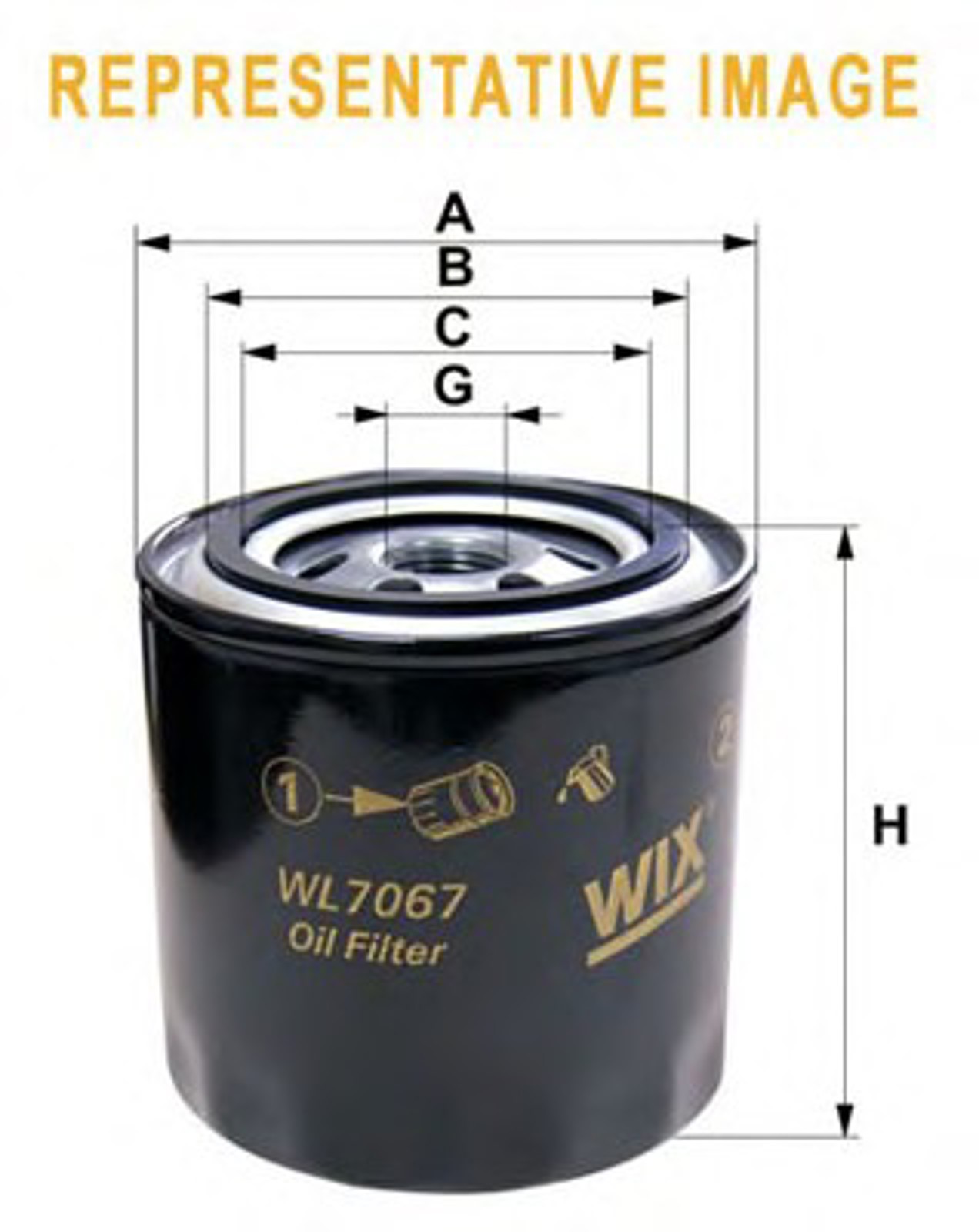 Фильтр масляный WIX WL7400