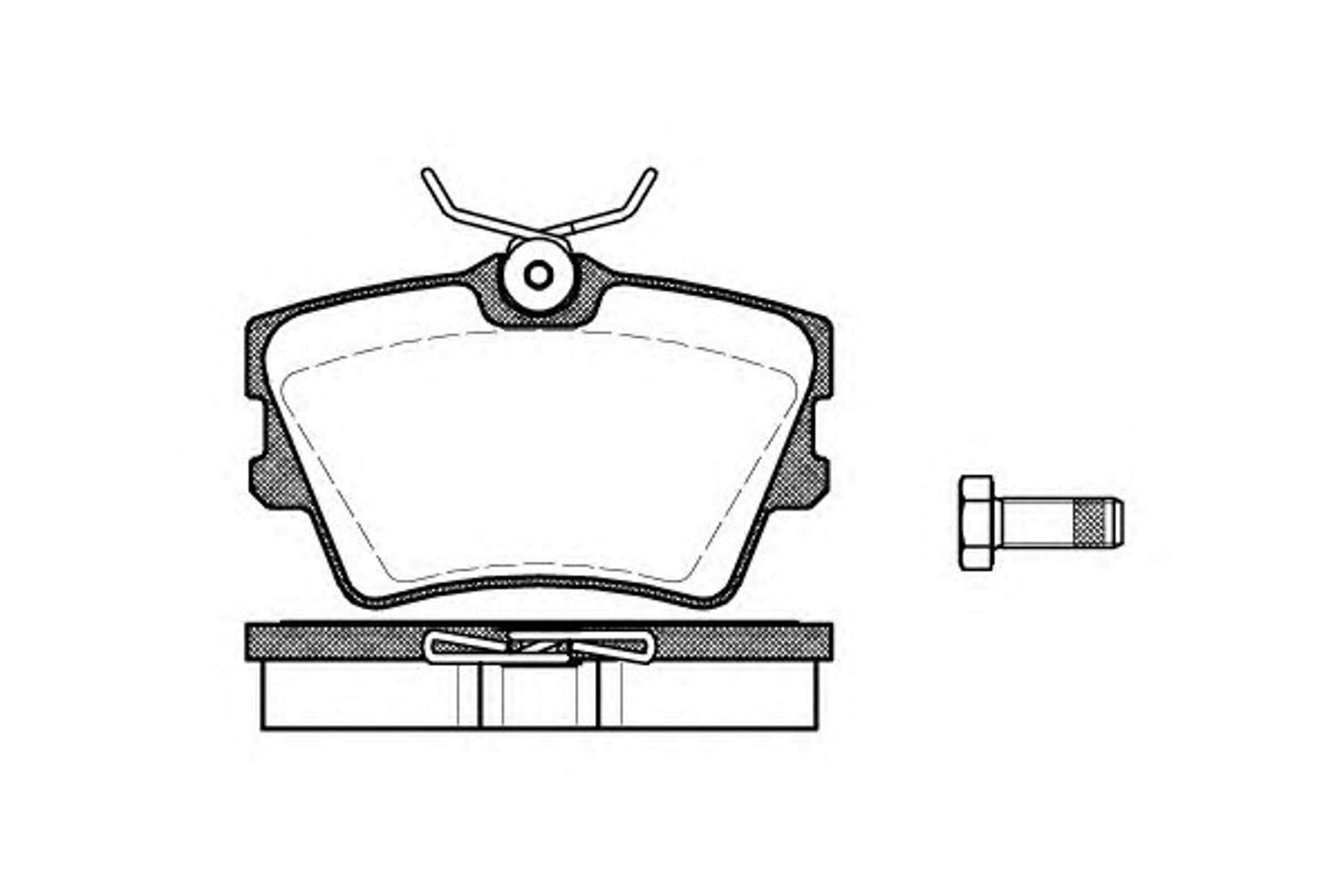 Колодки тормозные дисковые WOKING P4913.00