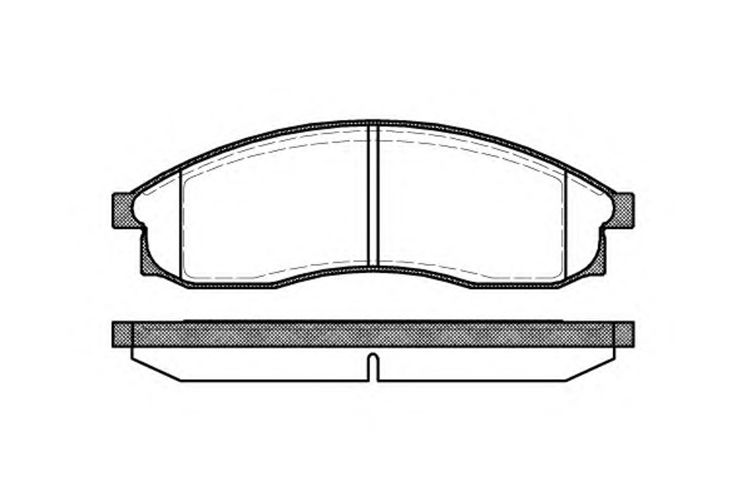 Колодки тормозные дисковые WOKING P5693.00