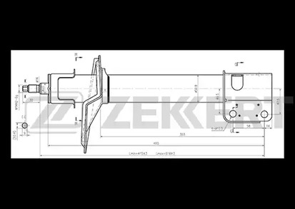 Амортизатор подвески ZEKKERT SG-6239