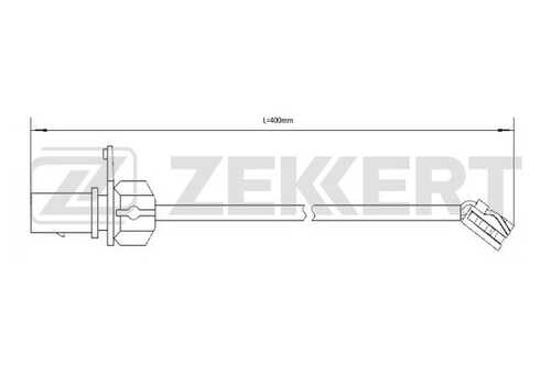 Bs-8097 датчик износа тормозных колодок audi a4 v 16- a5 ii 16- q7 15- ZEKKERT BS-8097