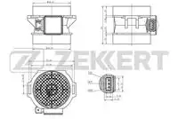 Se-2001 датчик давления воздуха suzuki swift (mz ez) 05- ignis (mh) 03- opel corsa c d 03- fiat dobl ZEKKERT SE-2001